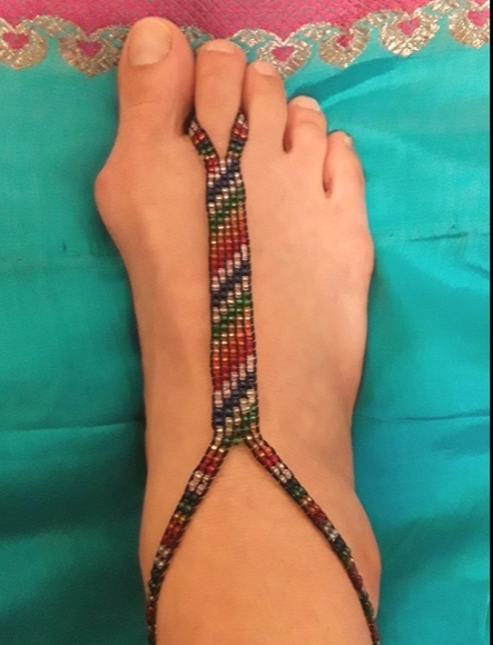 NYOSHOOS BAREFOOT SANDALS FOOT JEWELRY - Picture 1 of 12